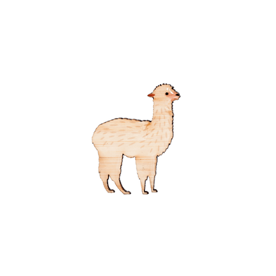 Alpaca Brooch