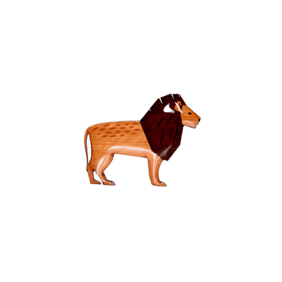 Lion Brooch