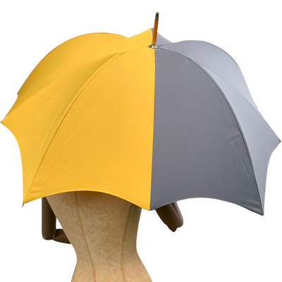 Rhythm Mezzo - Grey and Saffron Umbrella
