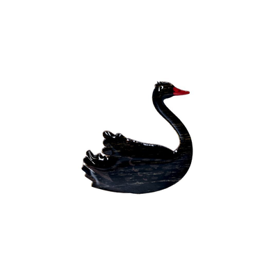 Swan - Black Swan Brooch