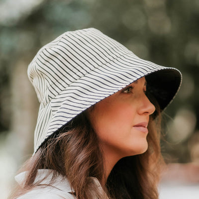 Cotton Linen Hat, Australian Designed, Ethically produced.